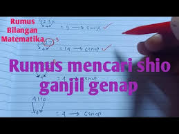 Tabel Shio Ganjil Genap 2021