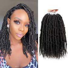 Kinky twist hairstyles for natural hair have become so varied and creative you can look fabulous this beautiful head of long nubian twists tapered at the tips is beautifully highlighted for a chic. Amazon Com 6 Packs Bomb Twist Crochet Hair 14 Inch Spring Twist Crochet Braids Pre Looped Pre Twisted Passion Twist Hair Synthetic Senegalese Twist Nubian Twist Curly Hair Extensions 1b Beauty