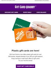 By continuing to browse the site you. Gift Card Granny Plastic Gift Cards Now Available Directly Through Gift Card Granny Milled