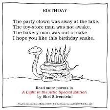 Birthday By Shel Silverstein Birthday Quotes Funny Happy Birthday Quotes Funny Happy Birthday Quotes