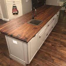 Black Walnut Kitchen Island Top Counter Top Wood Counter Hardwood Kitchen Island Tops Walnut Kitchen Wood Countertops Kitchen