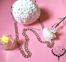 Crochet Pearls Bag Pearl Bag Crochet Crochet Bag