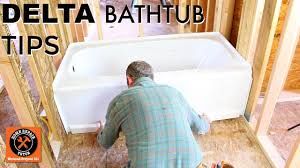 This tutorial shares how to install a bathtub drain for a delta acrylic tub. Bathtub Drain Kit Installation Step By Step Youtube