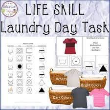 How to sort laundry 10 steps with pictures. Laundry Visuals Worksheets Teaching Resources Tpt