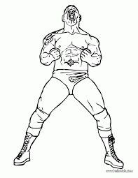 Wwe coloring pages the rock. The Rock Wrestling Colouring Pages Free Coloring Library