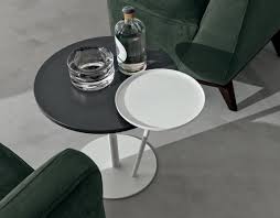 Check out these 14 small side table picks for your living room. Side Table With Two Round Tops Idfdesign