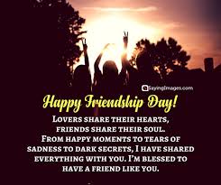 Because a friend comes to us at any dangerous time. Friendship Day Quotes Messages Cards 2014