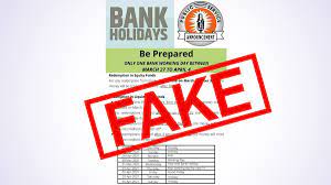 But some are seasonal, with two in the spring and the summer bank holiday in august. Bank Holidays To Affect Transactions Between March 27 To April 4 2021 Fake News Claiming Banks Would Work Just 1 Day During The 9 Days Goes Viral Fresh Headline
