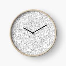 Discover all our printable coloring pages for adults, to print or download for free ! Adult Coloring Clocks Redbubble