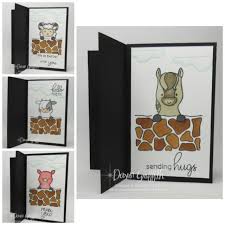 Use acetate to float strips of cardstock over your card front. Vihrccuz56ji4m