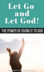 It implies giving up all rights to the conqueror. Let Go And Let God The Power Of Giving It To God Think About Such Things