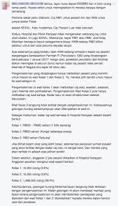 Kalau bayar deposit rm 800 untuk kelas 1 pun akan dapat refund balik sebab total bil tak sampai rm 800 pun. Mulai Januari Caj Wad Hospital Kerajaan Dijangka Naik 50 Tapi Ada Syarat