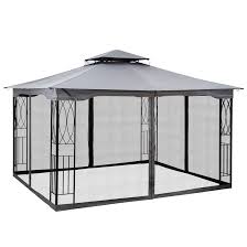 Get shade ideas to protect your family from the sun and prevent outdoor furnishings from fading. Fitula 13x11 Gazebo Canopy Tent For Sun And Rain With Skylight And Mosquito Net Waterproof Soft Metal Roof Pavilion For Lawn Garden Backyard And Deck Gray Wayfair