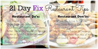 The nutritional value of seafood nominates it as the best food for any type of diet plan. 21 Day Fix Restaurant Tips