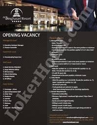 Facebook perhatian loker nganjuk : The Singhasari Resort Batu Malang Closed Loker Lowongan Kerja Hotel