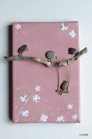 See more of création de tableaux bois flottés & galets on facebook. Tableau Galets Oiseaux Bois Flotte Fond Rose Saumon Dessin Humoristique Petit Format Chambre Enfant Metiers De La Pierre Bricolage A Faire Bois Flotte