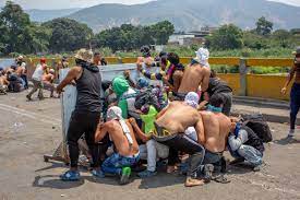 Get cucuta weather and area codes, time zone and dst. Violent Clashes Along The Venezuela Colombia Border Strand Aid Caravans Time