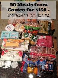 20 Meals For 150 Using Costco Ingredients Freezer Meal Packs Costco Meals Food Freezer Meals