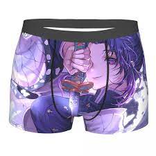 Shinobu Demon Slayer Kimetsu No Yaiba Kamado Anime Underpants Homme Panties  Men's Underwear Print Shorts Boxer Briefs
