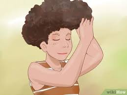 To trim curly hair, separate your dry curly hair into two parts as if you were making pigtails and start trimming pieces from the top of your head and middle of your part outward. 4 Ways To Cut Your Own Curly Hair Wikihow