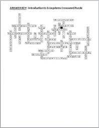 1) introduction to ecology (producers, biosphere, combustion, model, groundwater, habitat, biomass, community, populati Ecosystems Crossword Editable By Tangstar Science Tpt