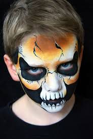 Face painting is always a hit at any kids' parties. Skull2 Face Painting Halloween Face Painting Designs Face Painting For Boys