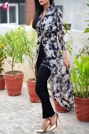 It comes with 3/4 sleeves and a front open style on the neck that is fastened with a tiny button. Online Shopping For Kurtis In India Kurti Designs Latest Indian Kurti Designs Designer Kurti Patterns