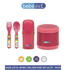 bebedue kasik catal mama saklama kabi 300 ml bebek house