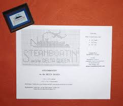 This tutorial is ideal for beginners and shows all the basic ways & techniques about how to do counted crochet stitch. Delta Queen Seite 2 Steamboats Cross Stitch