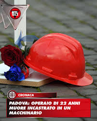 ⚫ Un operaio senegalese di 22 anni è morto in un incidente sul lavoro  avvenuto dentro un capannone a Selvazzano Dentro (Padova). Sul posto sono  intervenuti i sanitari del Suem 118 assieme