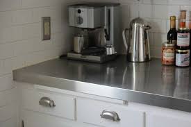 metal countertop trendy kitchen
