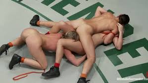 Ultimate surrender wrestling championship. Loser gets fucked with a strapon