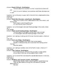 Why will you keep yourself away from learning these interesting tricky general knowledge questions with answers, when you have great chances to learn about hundreds of. W Is For Washington Trivia Questions By A Is For America Tpt