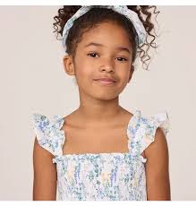 Girl Teal Floral The Emily Floral Smocked Sundress by Janie and Jack