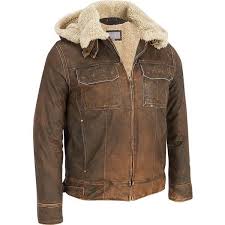 Big Tall Wilsons Leather Vintage Leather Bomber Jacket W Fauxshearling Leather Jacket With Hood Bomber Jacket Vintage Mens Leather Bomber Jacket