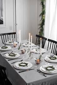 Modern Christmas Table Homey Oh My Holiday Table Decorations Christmas Party Table Christmas Table