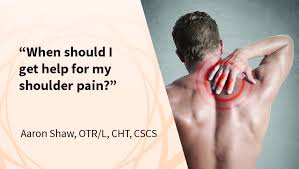 Pain in shoulder blade can be caused by overuse, wrong posture and many others. When Should I Get Help For My Shoulder Pain