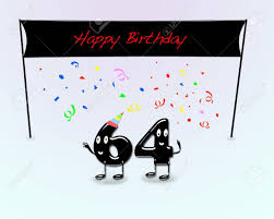 Mai 2005 in small talk. Illustration Fur 64 Geburtstag Mit Cartoon Nummern Lizenzfreie Fotos Bilder Und Stock Fotografie Image 15529527