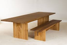 eiken mondriaan tafel een sobere tijdloze degelijkheid 300x100 cm afgewerkt in lijnolie made in loosbroek by herso dining bench decor home decor