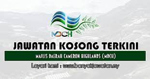 Menurut bahazin, bilik seminar pun dah. Jawatan Kosong Di Majlis Daerah Cameron Highlands Mdch 21 Jan 2020 Kerja Kosong 2021 Jawatan Kosong Kerajaan 2021
