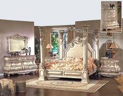 Luxedecor carries california king size. Mcferran B9097 Ek Monaco Blanc Luxury King Size Canopy Bedroom Set 5 Pcs Classic B9097 Ek Set 5