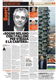 Subito a casa e in tutta sicurezza con ebay! La Gazzetta Dello Sport Milan Football City Stefano Boeri Architetti