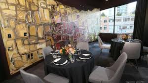 It was a dark and trendy decorated restaurant. Inside The Butcher S Table S Swanky Gold Dust Room Puget Sound Business Journal