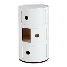 Achetez en ligne meubles homme de kartell. Kartell Componibili Sengebord Natbord Opbevaringselement Fra Kartell Kartell Componibili Meuble Rangement Kartell