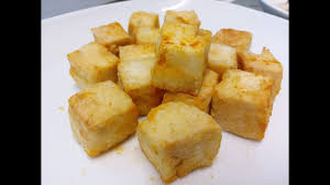 20無限 家常便飯 炸豆腐粒配滋味粉 不用太多油 fried tofu dices fried tofu tofu beef soup
