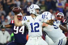 Photo by andy lyons/getty images. Colts News Vintage Andrew Luck Pulls The Colts Back From Embarrassment Against Patriots Stampede Blue