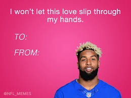 Funny illustration with couple of cats in love isolated on floral background. Here S This Year S Batch Of Hilarious Nfl Valentine S Day Cards Daily Snark