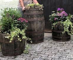 2 X Original Altes Wiskeyfass Eichenfass Holzfass Fass Dekoration Stehtisch Holzfass Fass Eichenfass