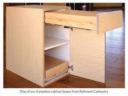 Frameless or european cabinet construction does not have a frame on the front of the cabinet box. Framed Vs Frameless Cabinets What S The Difference