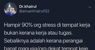 Malasnya nak ke ofis, kan syok kalau boleh duduk rumah goyang kaki. Stress Tak Tempat Kerja Korang